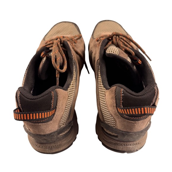 Cabelas Mens Hiking Shoes 14D Brown Gore-Tex Waterproof Vibram Sole 819637 main image 9